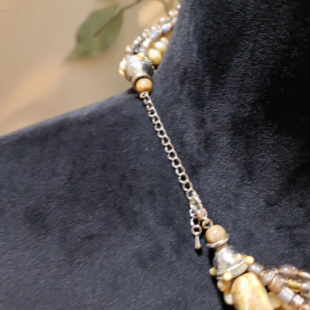 Womens Multicolor Multiple Layer Beaded Necklace … - image 6